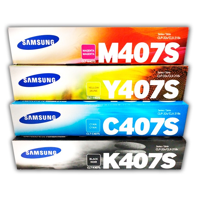 Samsung Toner Original Cyan 407S CLP320/CLP325/CLX3180/CLX3185