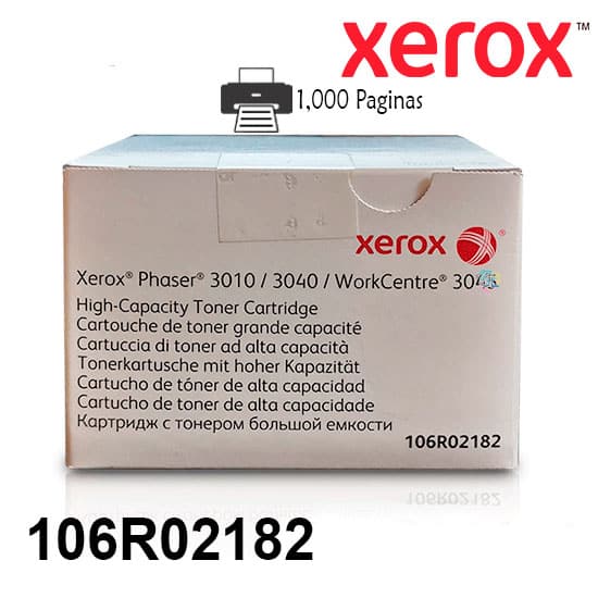 Xerox Toner Original Black 3010/3040 WC-3045 106R02182