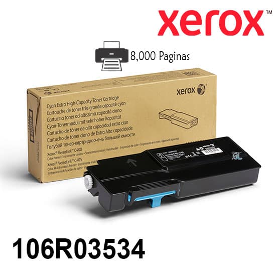 Xerox Toner Original Cyan 106R03534 EXTRA HIGH-C400/C405