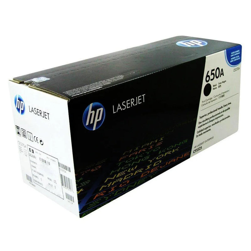 HP Toner Original 650A/CE270A Black LJ-5525