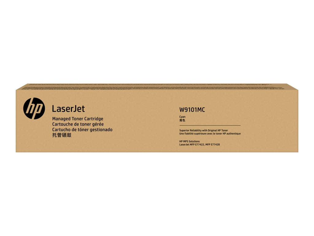 HP LASERJET MANAGED TONER ORIGINAL W9101MC CYAN MFP E77422, E77428